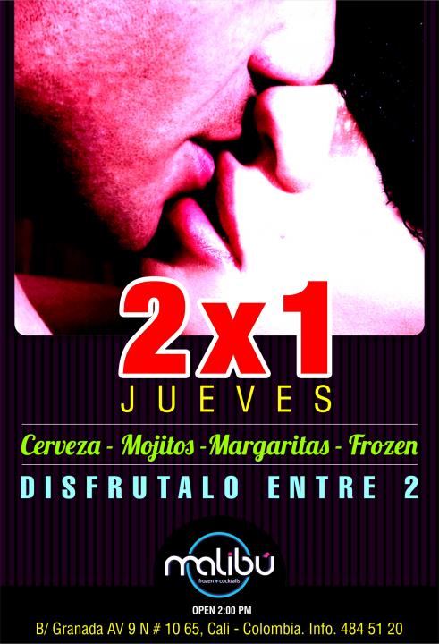 Jueves de 2 x 1